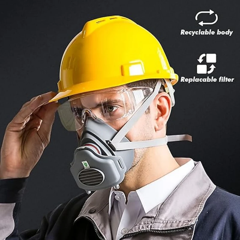 Mascarilla antipolvo, protecci - Dust Mask Construction reseña y precio
